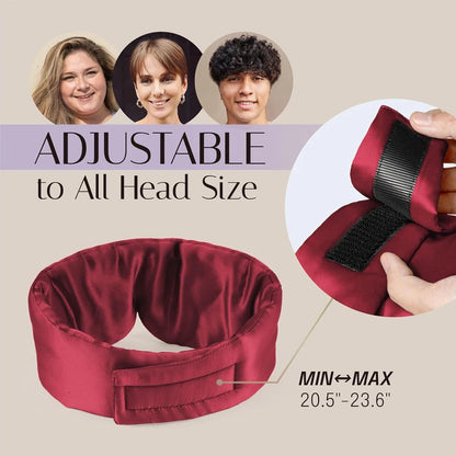 Cloud-Soft Mulberry Silk Eye Mask (Black)